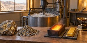 how gold is mined from ore to bar