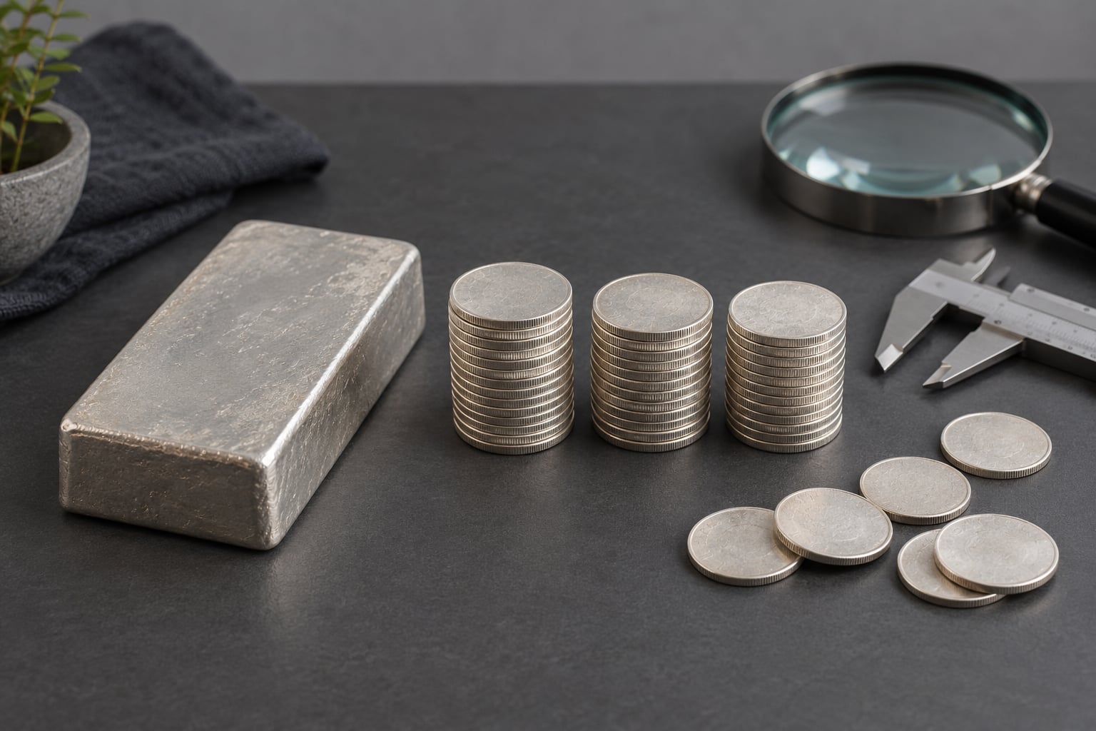 silver bars vs silver coins for investors