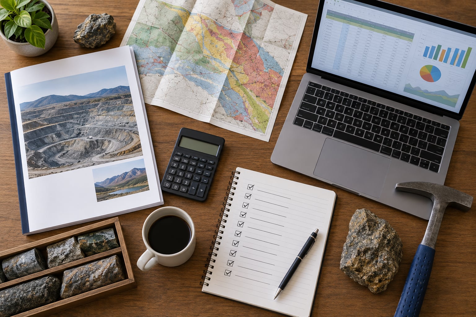 how to research a junior mining stock