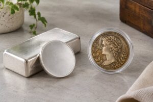 what makes a coin numismatic vs bullion