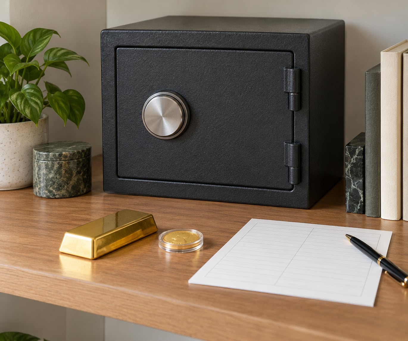 how to store gold at home safely