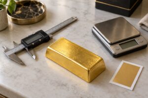 how to spot fake gold bars