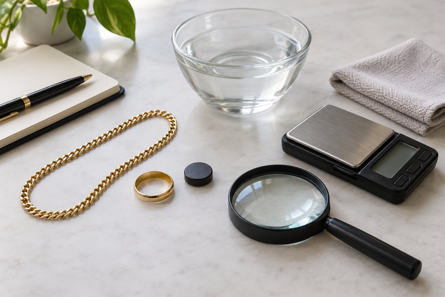 how to tell if gold is real at home
