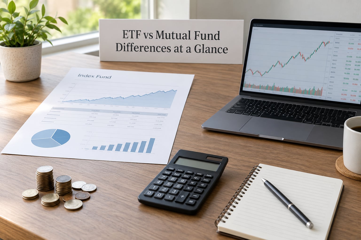 ETF vs Mutual Fund Differences at a Glance