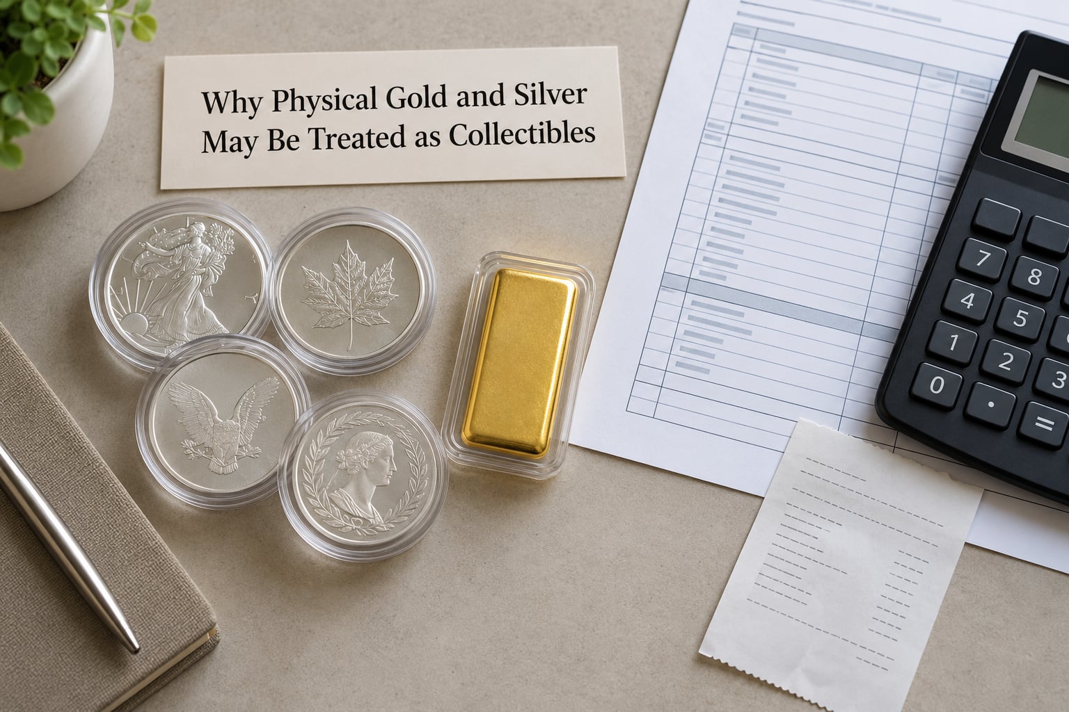 Why Physical Gold and Silver May Be Treated as Collectibles