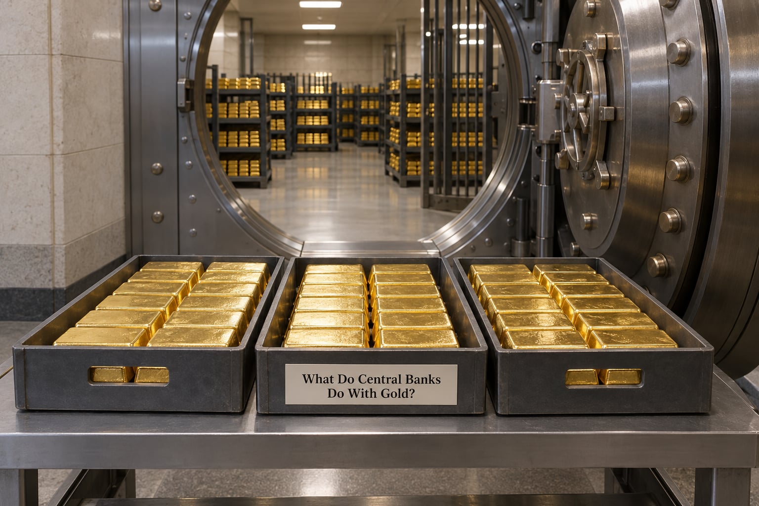 What Do Central Banks Do With Gold?