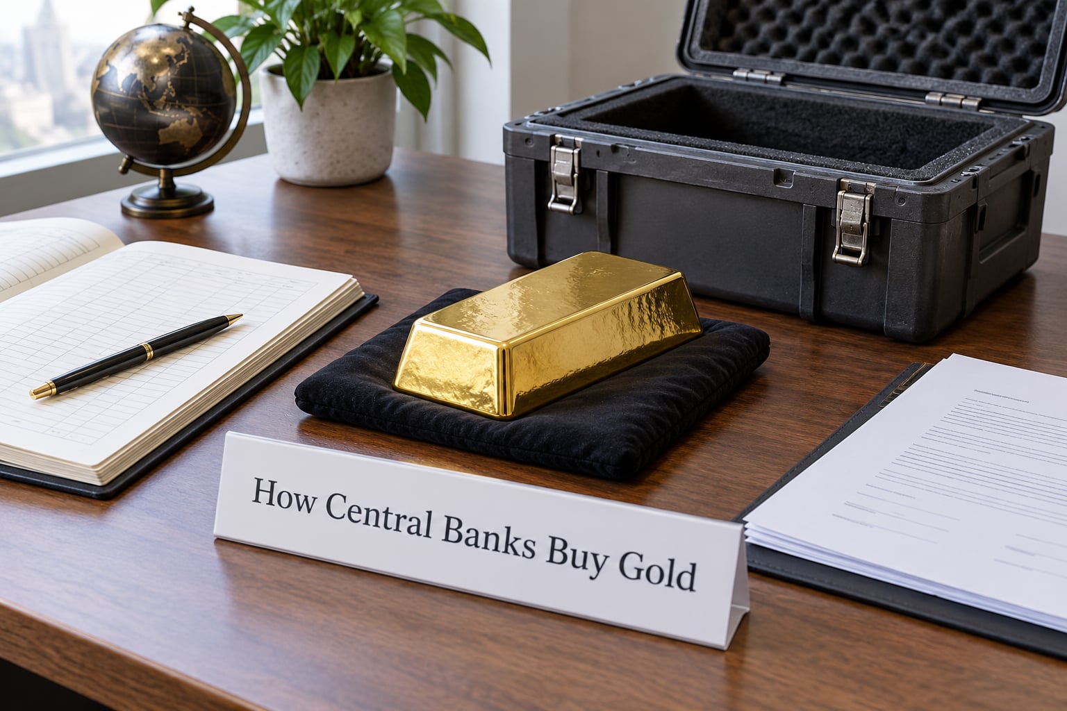 How Central Banks Buy Gold