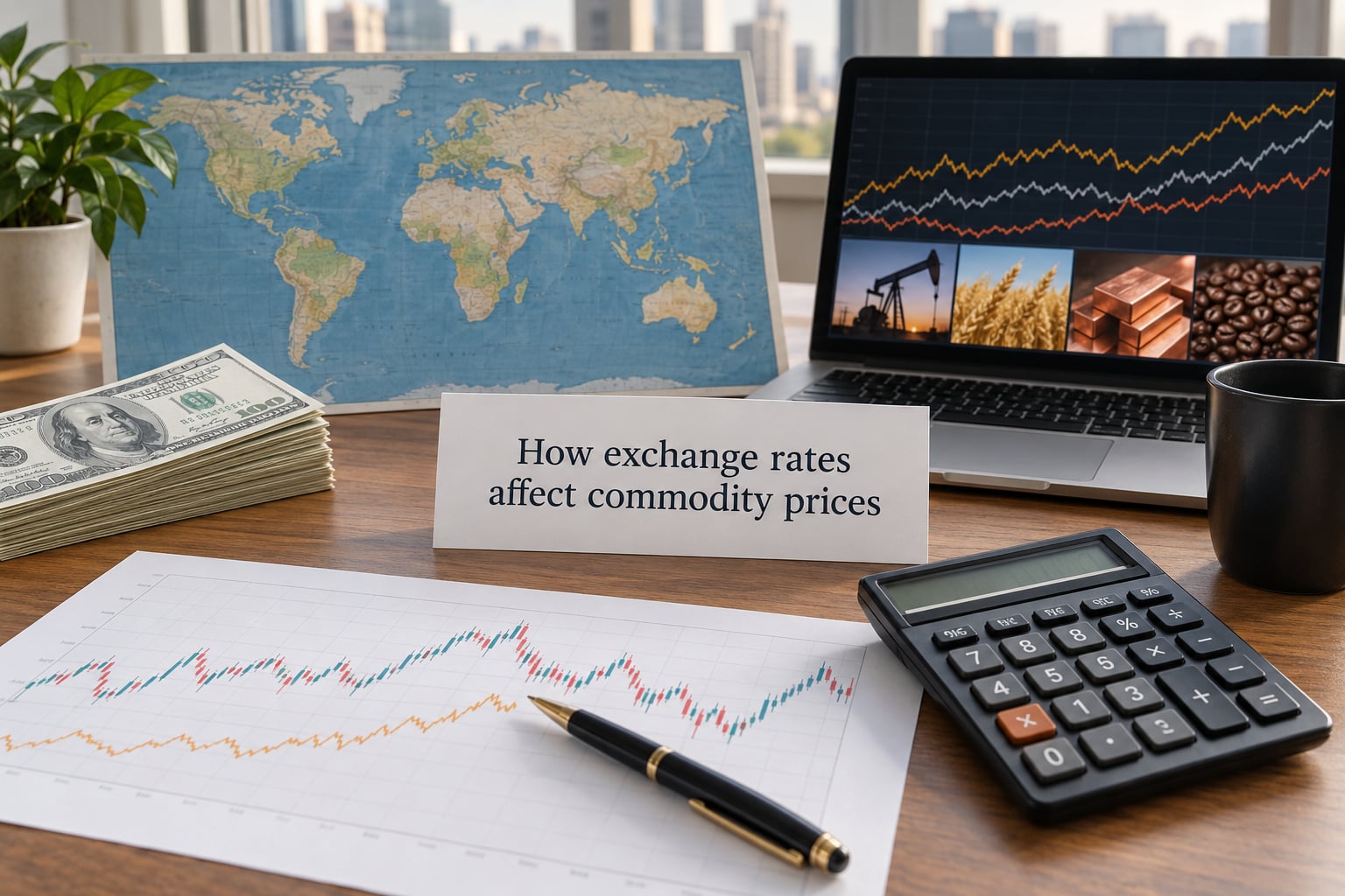 How exchange rates affect commodity prices