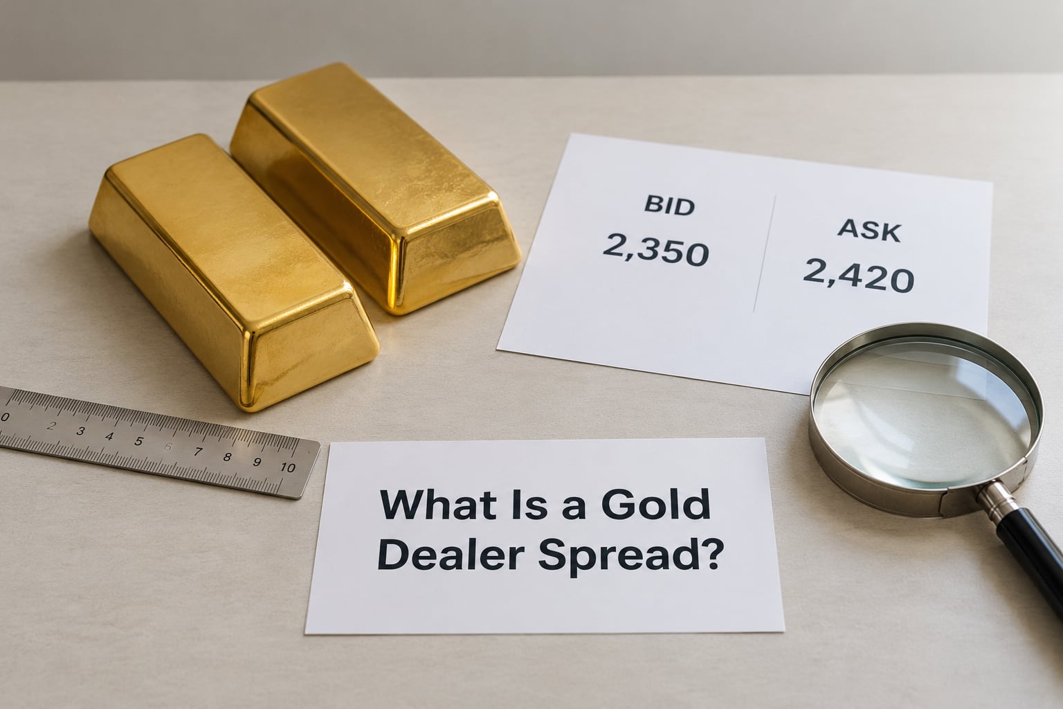 What Is a Gold Dealer Spread?