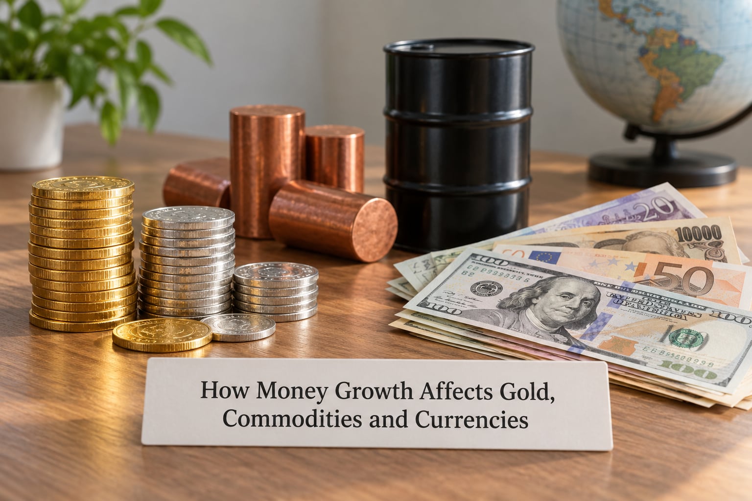 How Money Growth Affects Gold, Commodities and Currencies