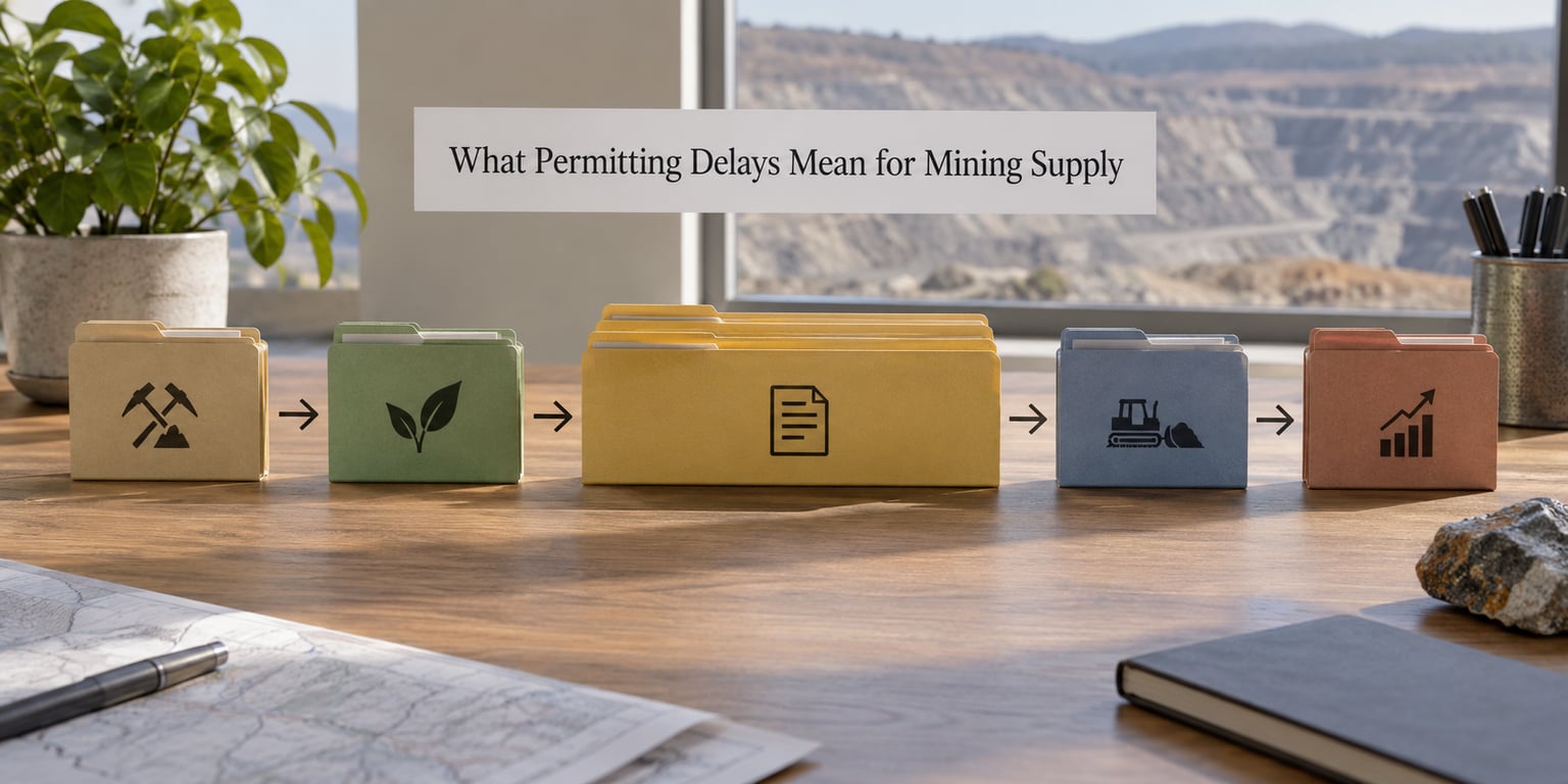 What Permitting Delays Mean for Mining Supply
