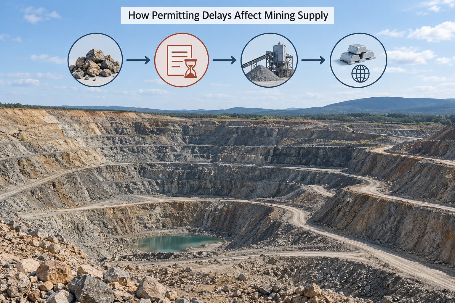 How Permitting Delays Affect Mining Supply