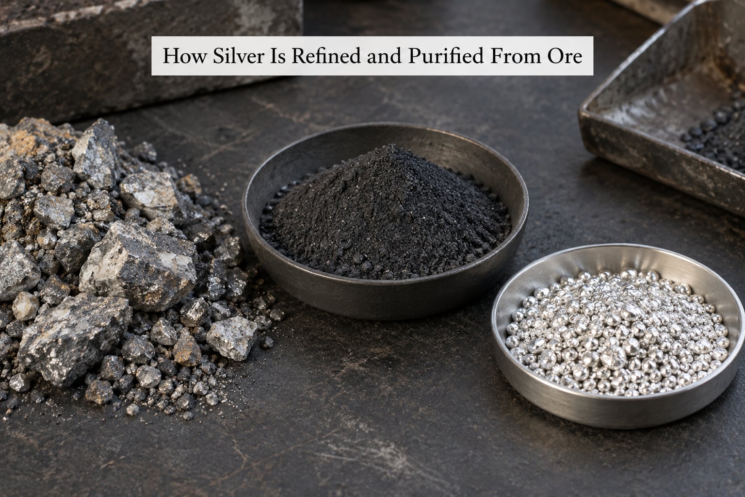 How Silver Is Refined and Purified From Ore