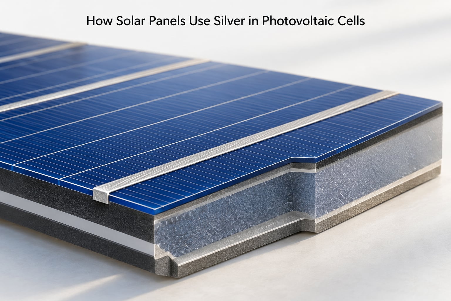 How Solar Panels Use Silver in Photovoltaic Cells