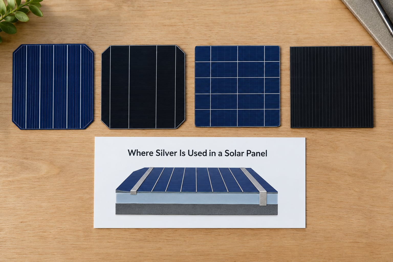 Where Silver Is Used in a Solar Panel