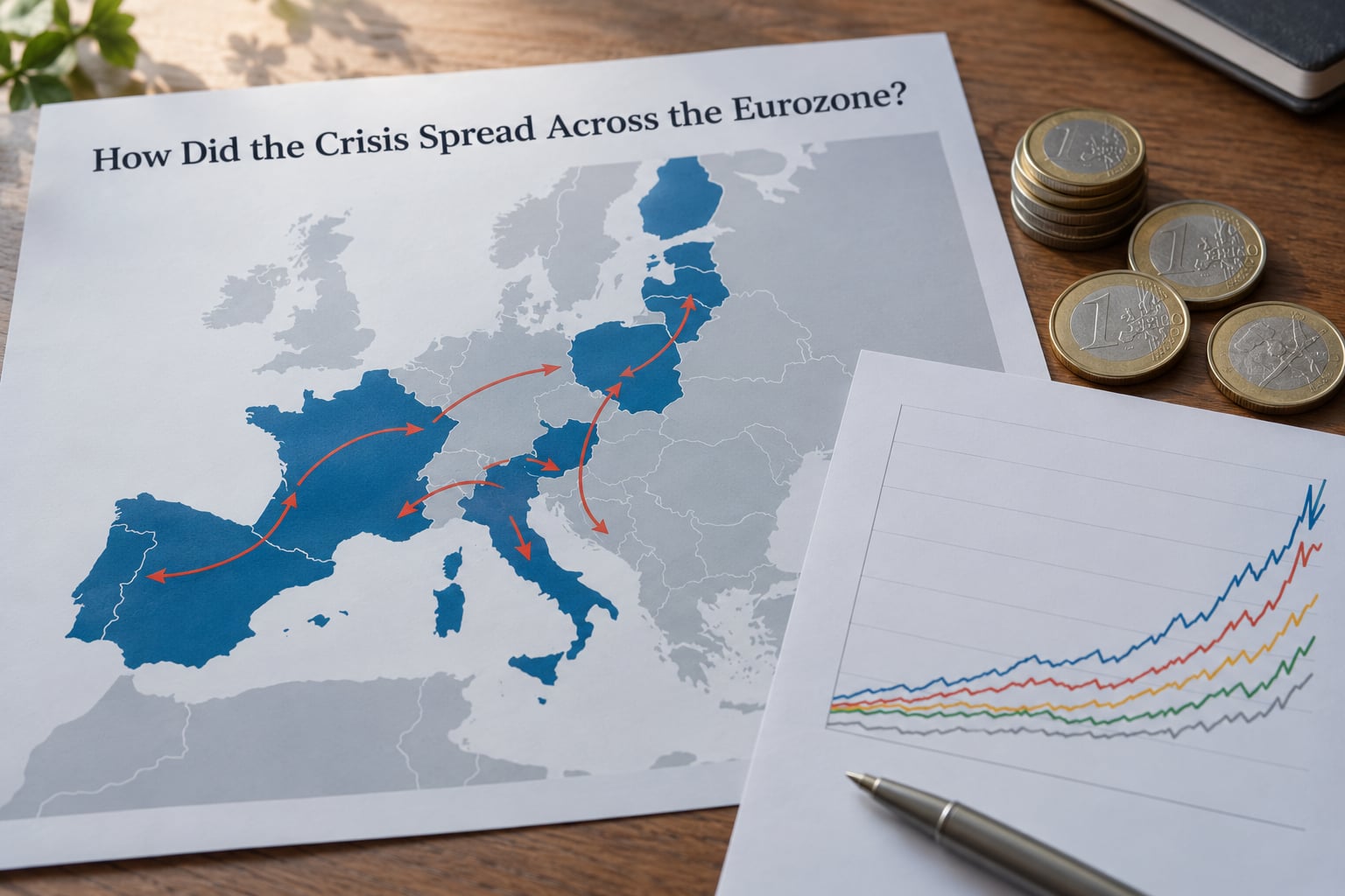 How Did the Crisis Spread Across the Eurozone?