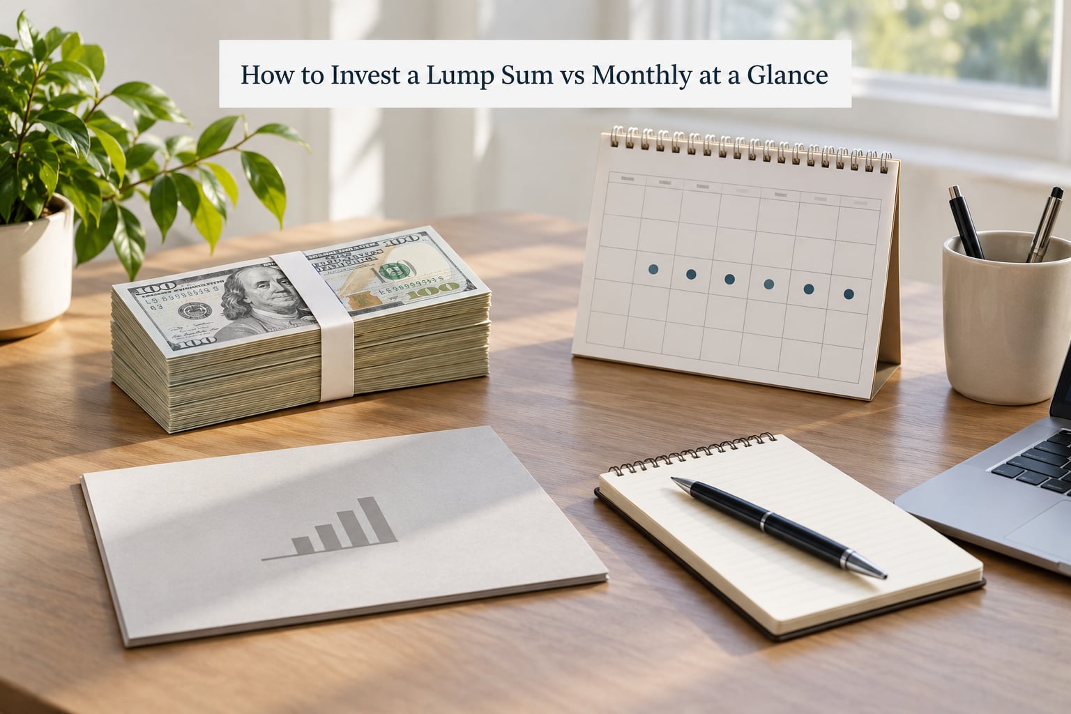How to Invest a Lump Sum vs Monthly at a Glance