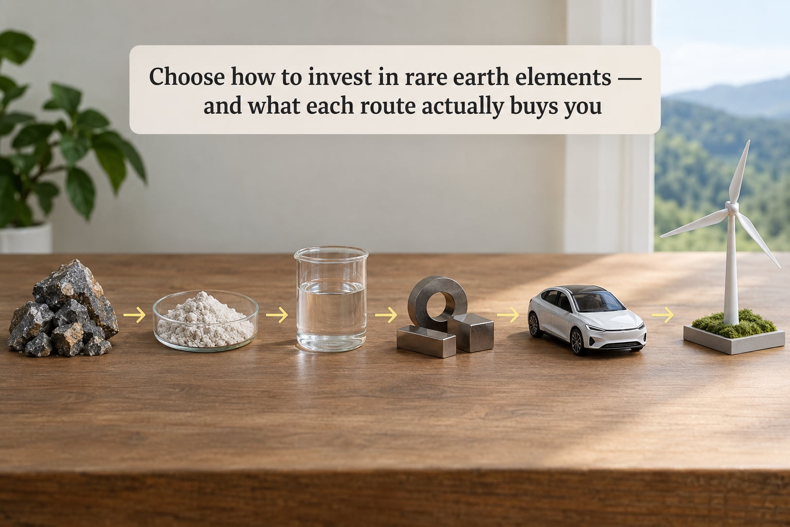 Choose how to invest in rare earth elements — and what each route actually buys you