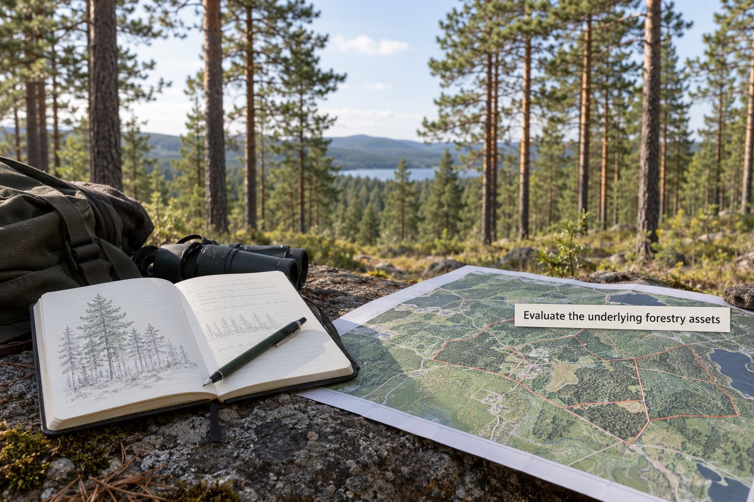 Evaluate the underlying forestry assets