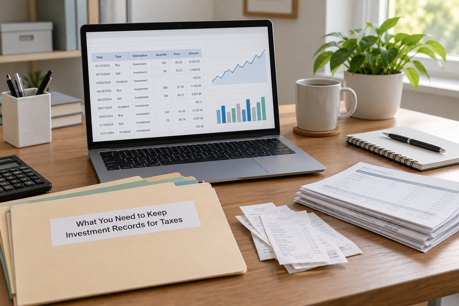 What You Need to Keep Investment Records for Taxes