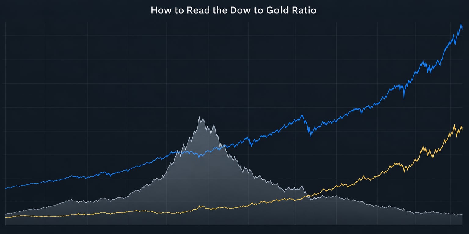How to Read the Dow to Gold Ratio