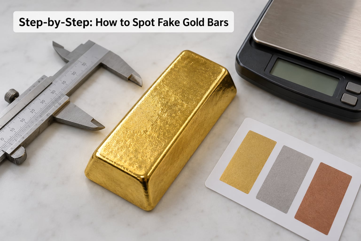 Step-by-Step: How to Spot Fake Gold Bars