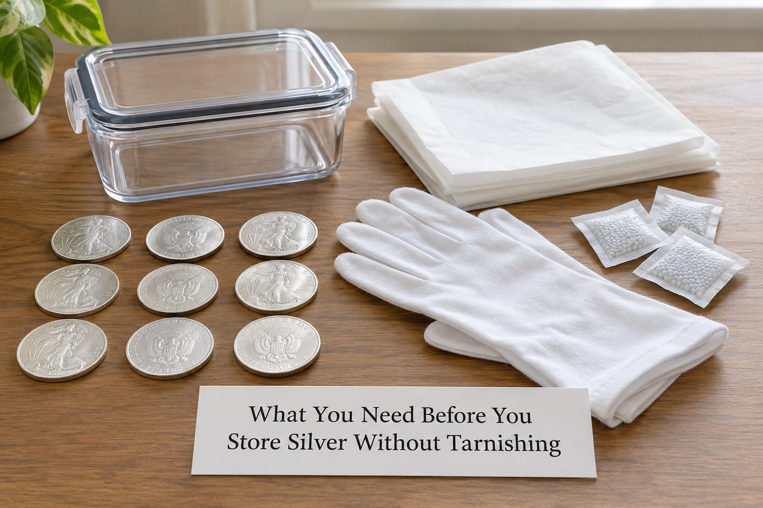 What You Need Before You Store Silver Without Tarnishing
