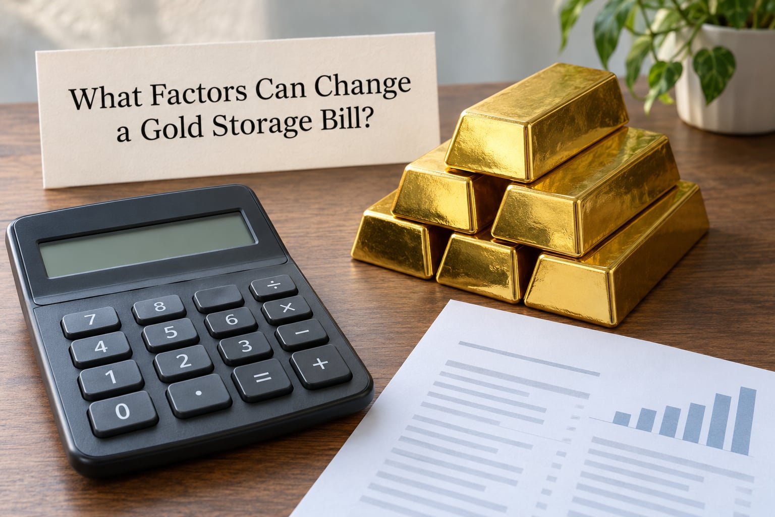 What Factors Can Change a Gold Storage Bill?