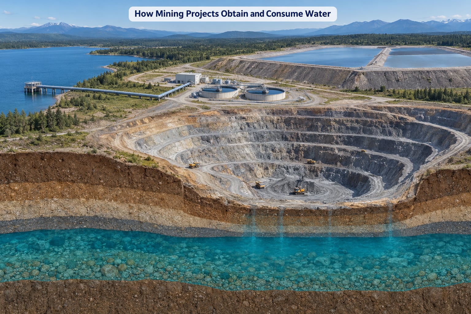 How Mining Projects Obtain and Consume Water