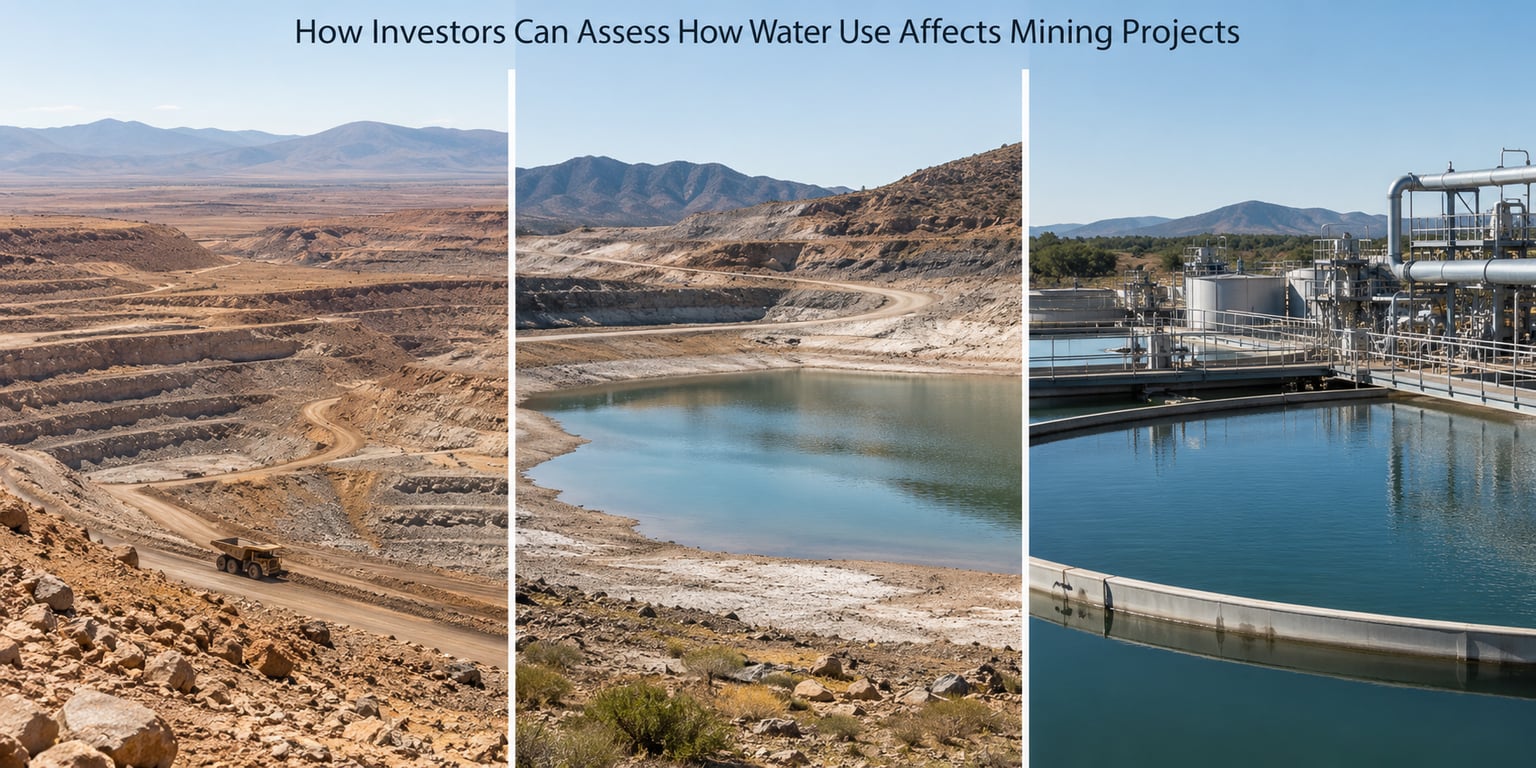 How Investors Can Assess How Water Use Affects Mining Projects