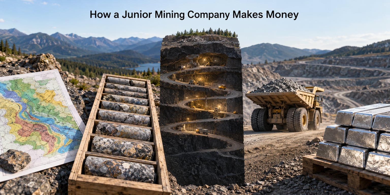 How a Junior Mining Company Makes Money