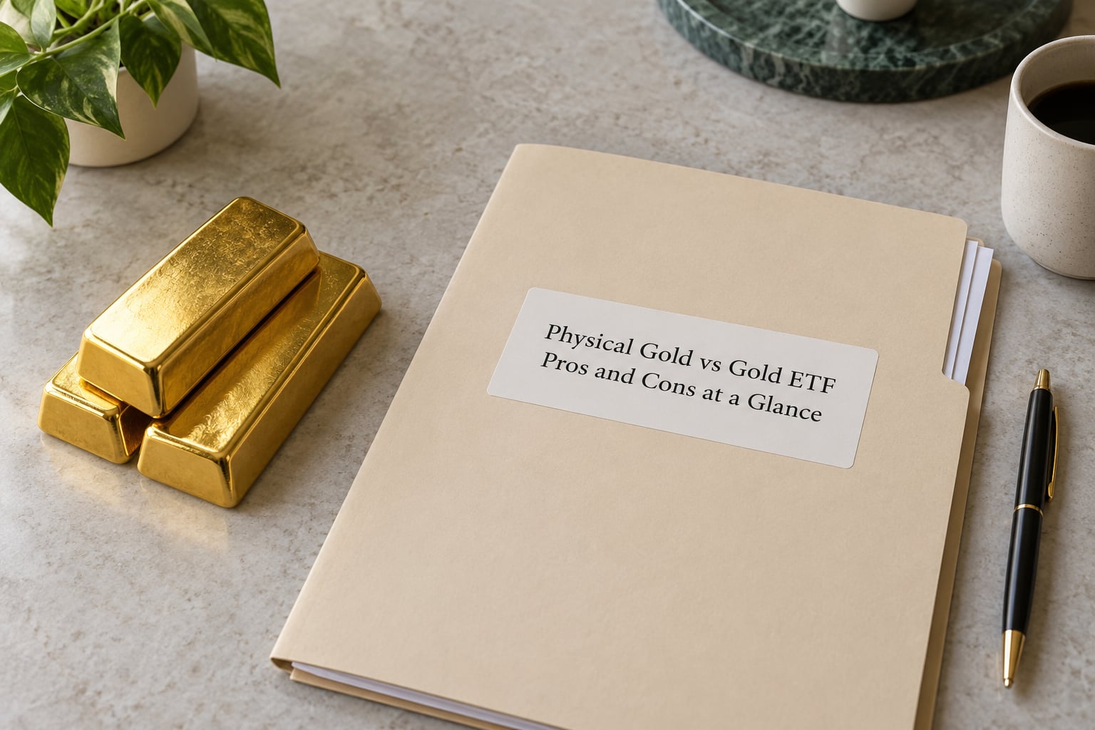 Physical Gold vs Gold ETF Pros and Cons at a Glance