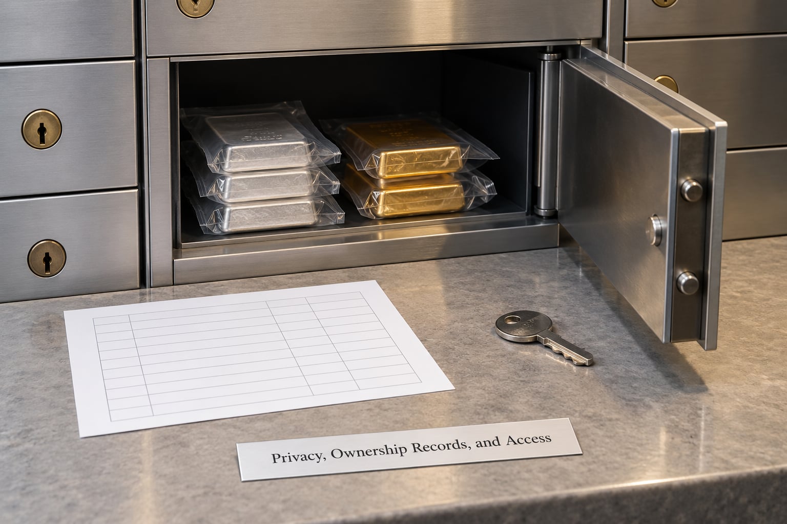 Privacy, Ownership Records, and Access