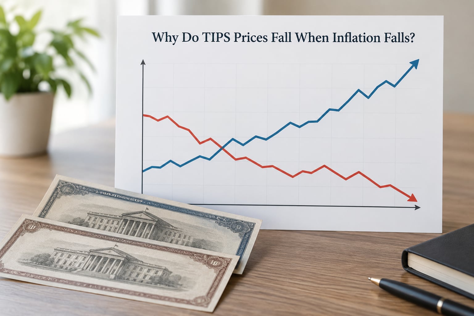 Why Do TIPS Prices Fall When Inflation Falls?
