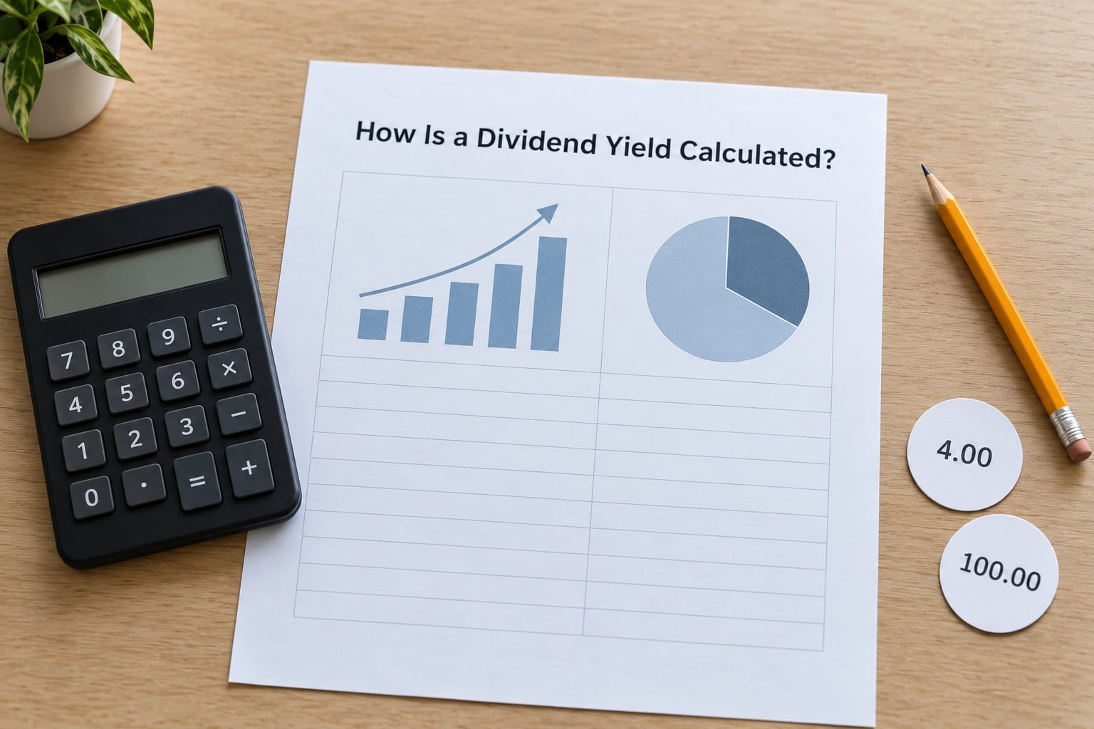 How Is a Dividend Yield Calculated?
