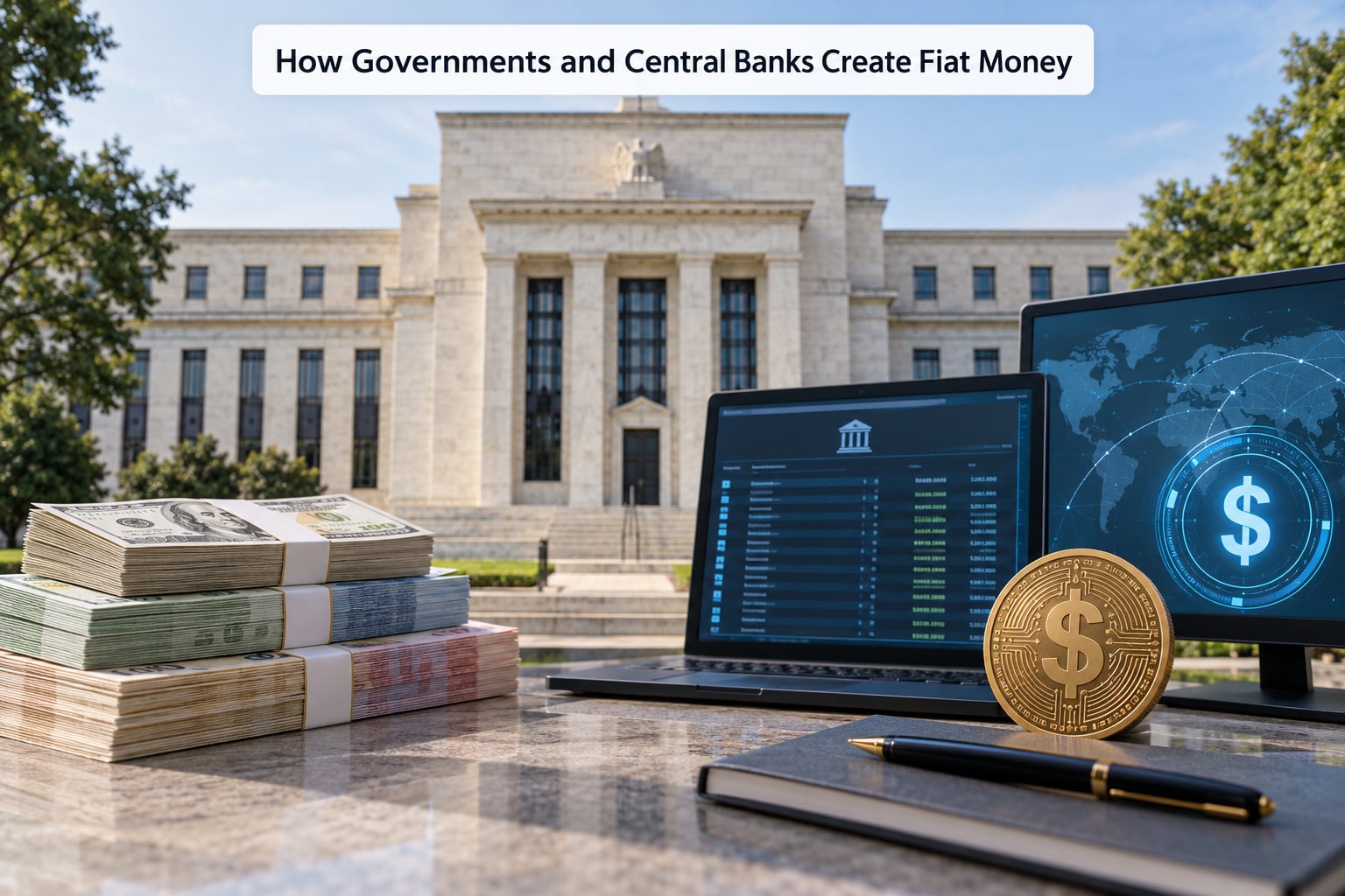 How Governments and Central Banks Create Fiat Money