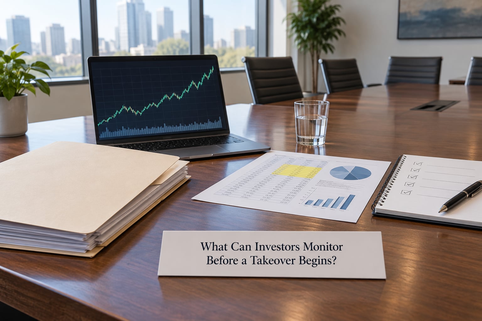 What Can Investors Monitor Before a Takeover Begins?