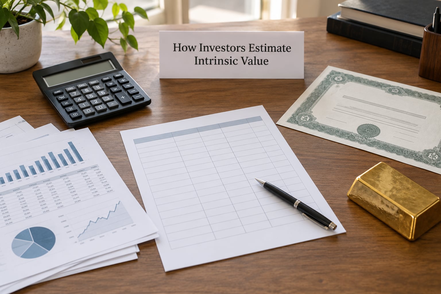 How Investors Estimate Intrinsic Value