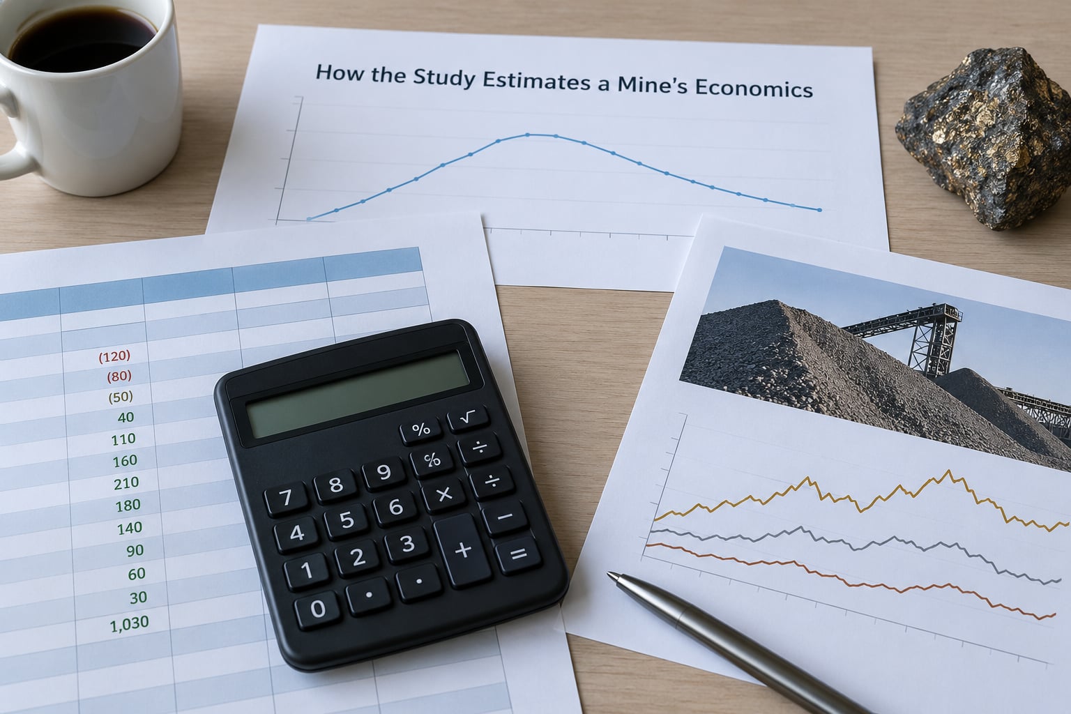 How the Study Estimates a Mine's Economics