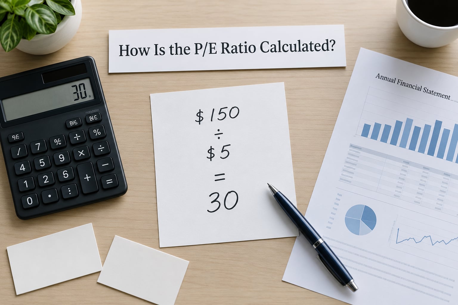 How Is the P/E Ratio Calculated?