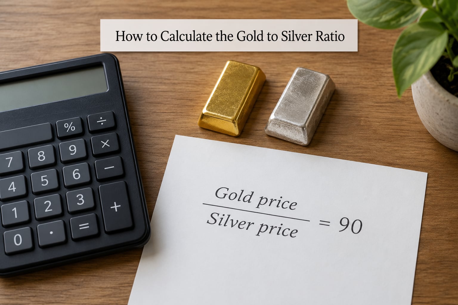 How to Calculate the Gold to Silver Ratio