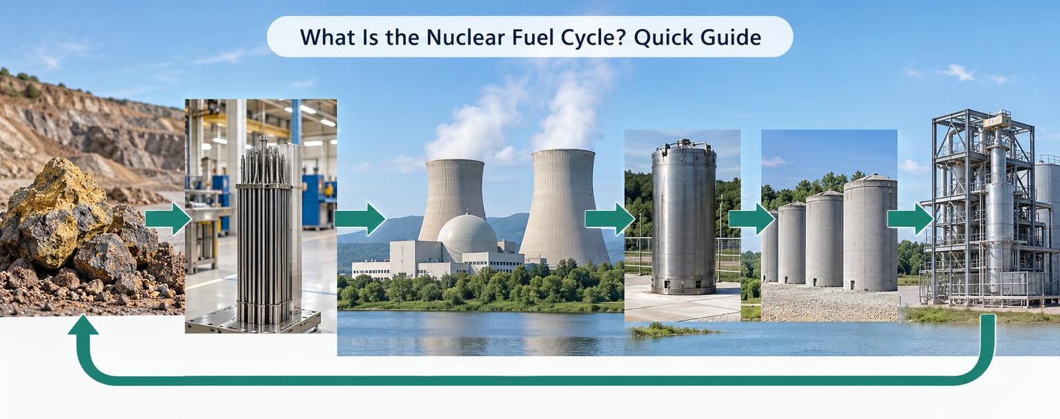 What Is the Nuclear Fuel Cycle? Quick Guide