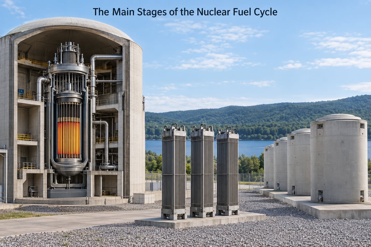 The Main Stages of the Nuclear Fuel Cycle