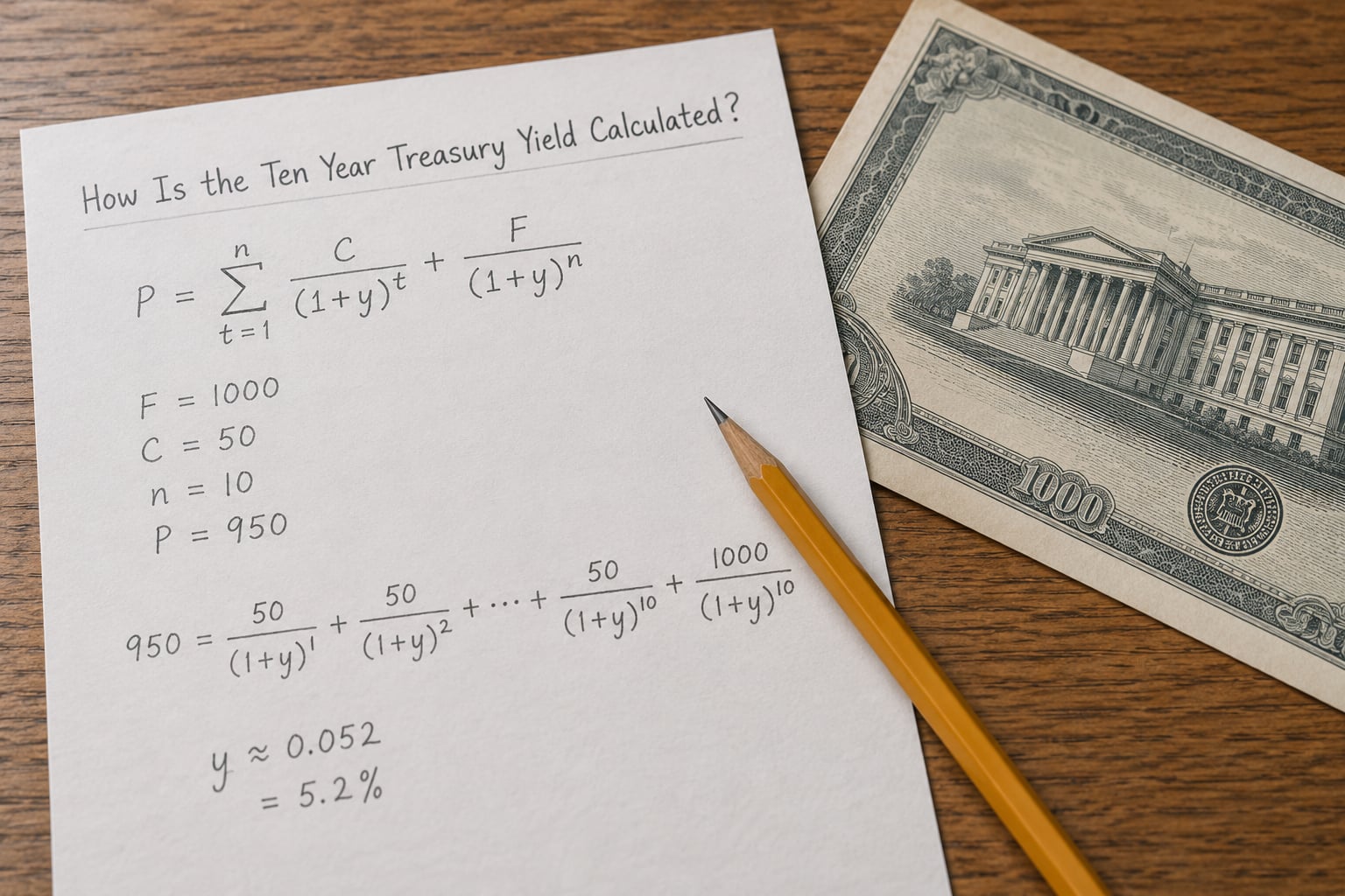 How Is the Ten Year Treasury Yield Calculated?