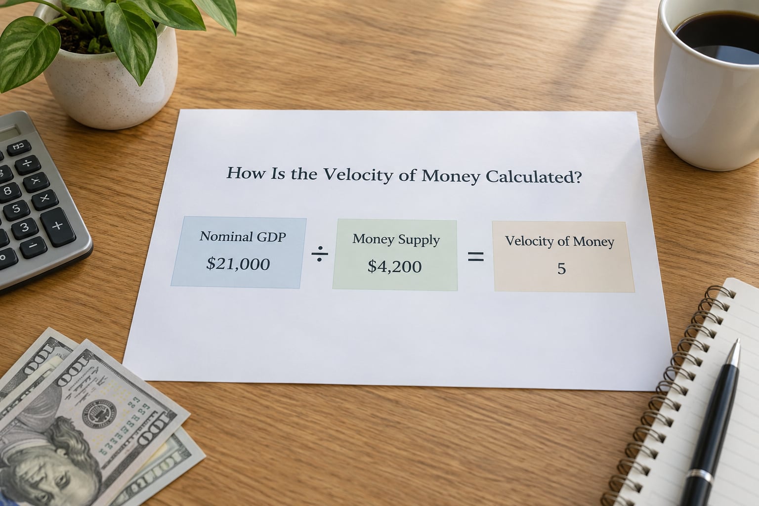 How Is the Velocity of Money Calculated?