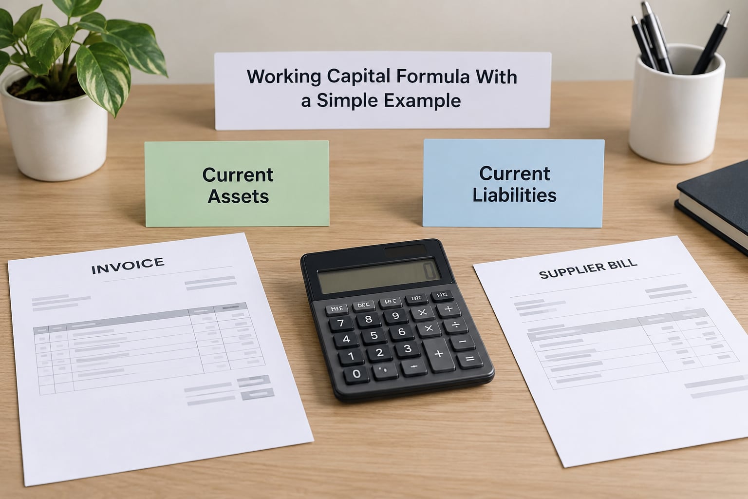 Working Capital Formula With a Simple Example