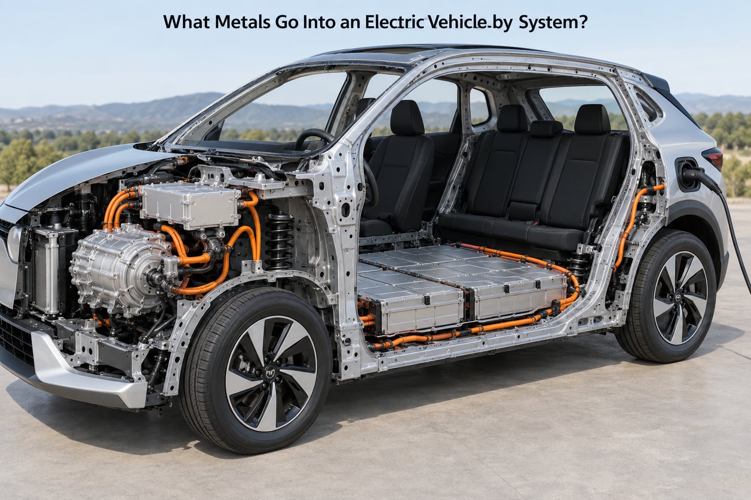 What Metals Go Into an Electric Vehicle by System?