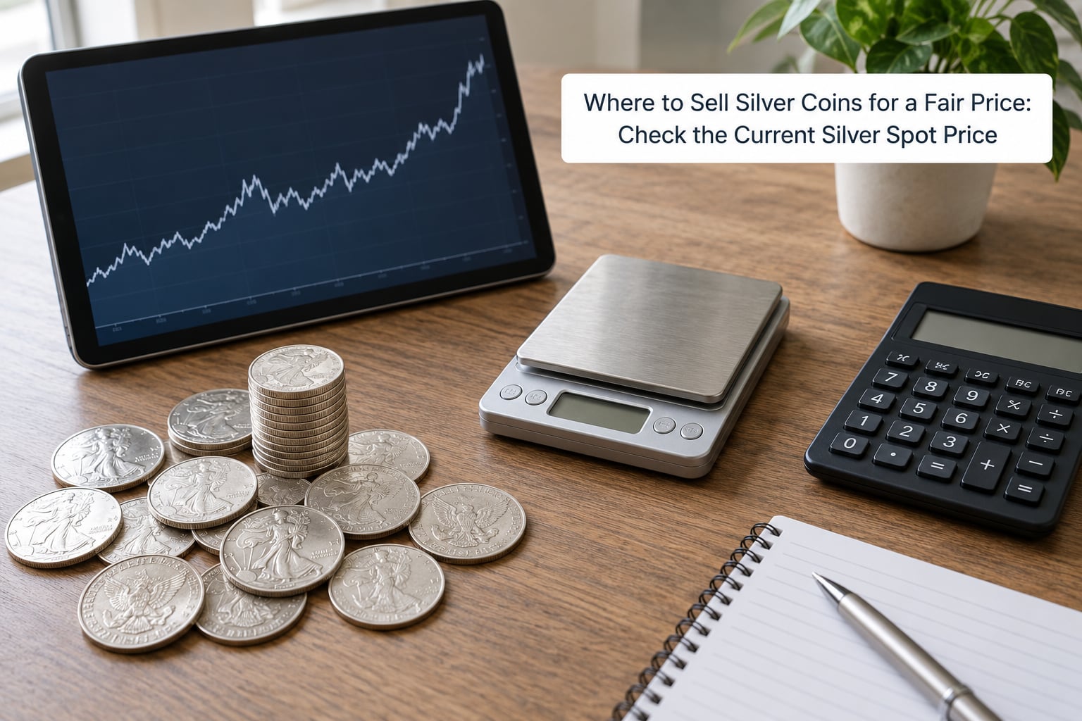 Where to Sell Silver Coins for a Fair Price: Check the Current Silver Spot Price