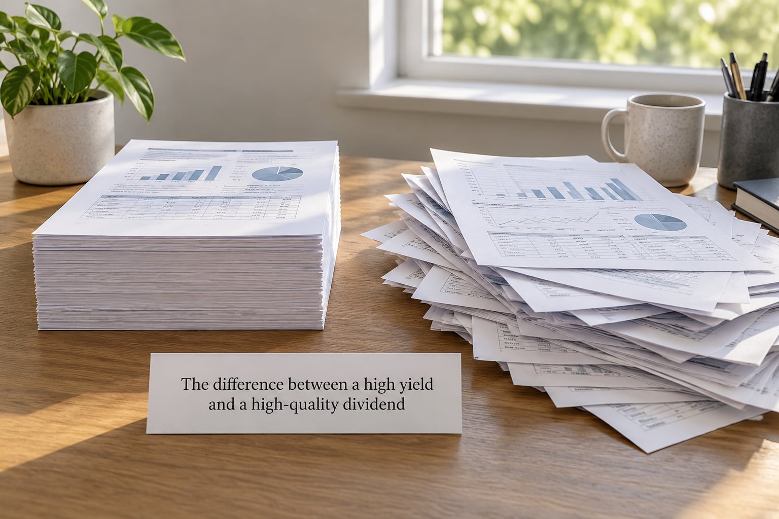 The difference between a high yield and a high-quality dividend