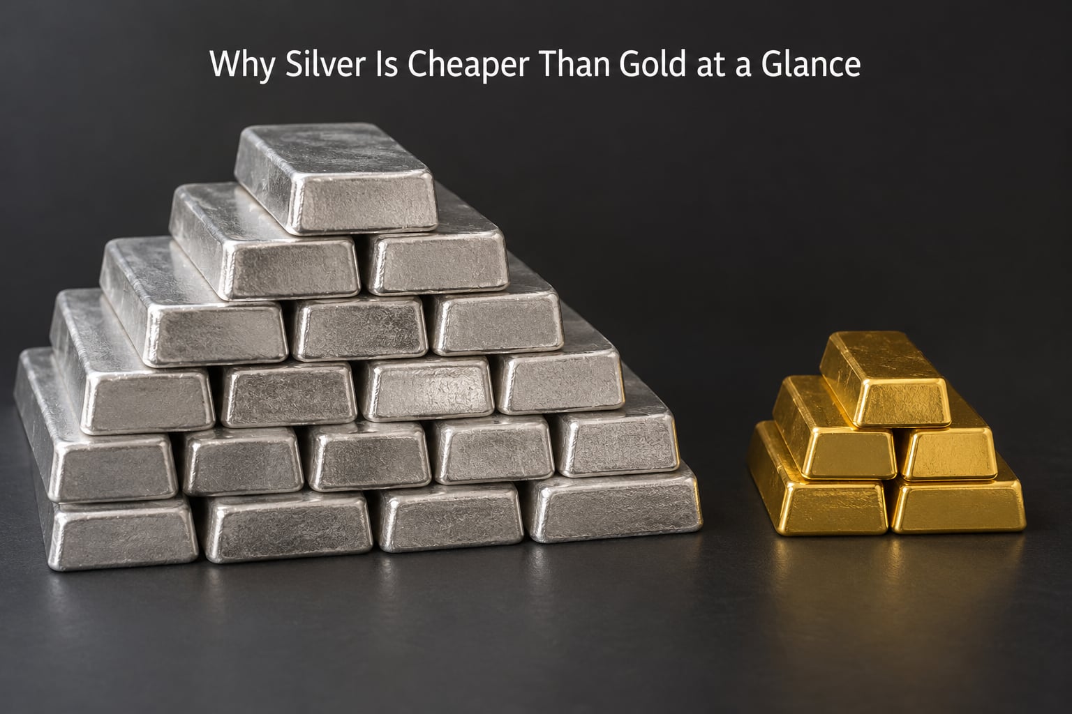 Why Silver Is Cheaper Than Gold at a Glance